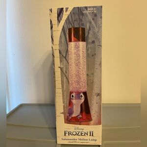 NWT Disney Frozen II Salamander Lamp with Purple and Red Accents